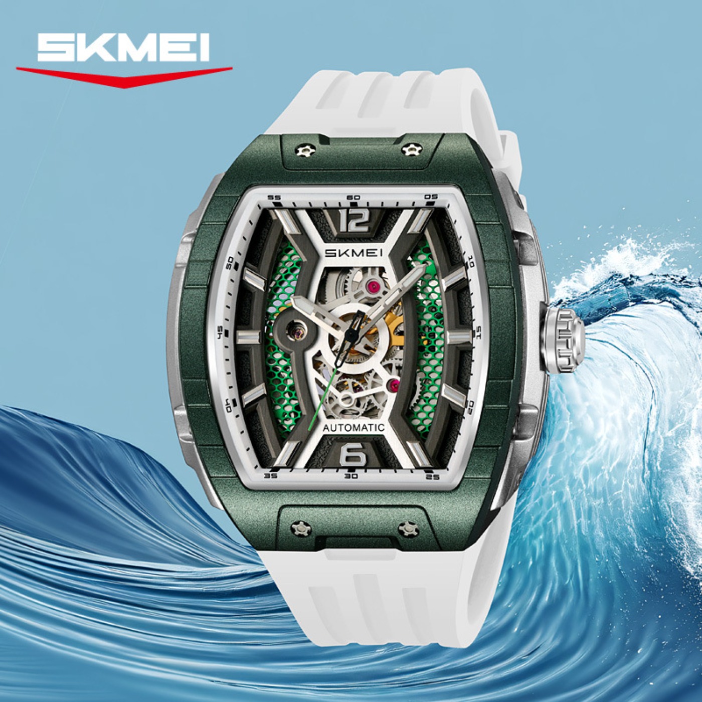 Luxury Watch Dial - Jam Tangan Otomatis Pria Rose Gold