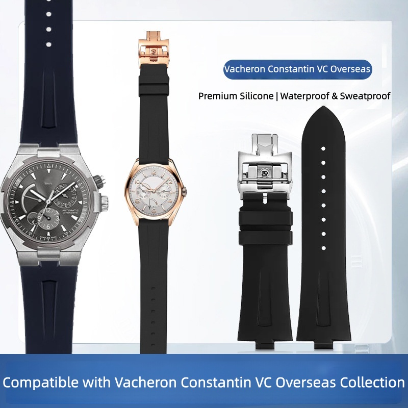 Luxury Watch Vacheron Constantin - Tali Jam Tangan Karet Silikon untuk