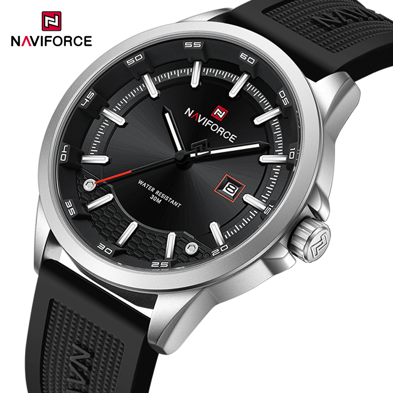 Open Heart Watch - NAVIFORCE Jam Tangan Pria Mewah Jam