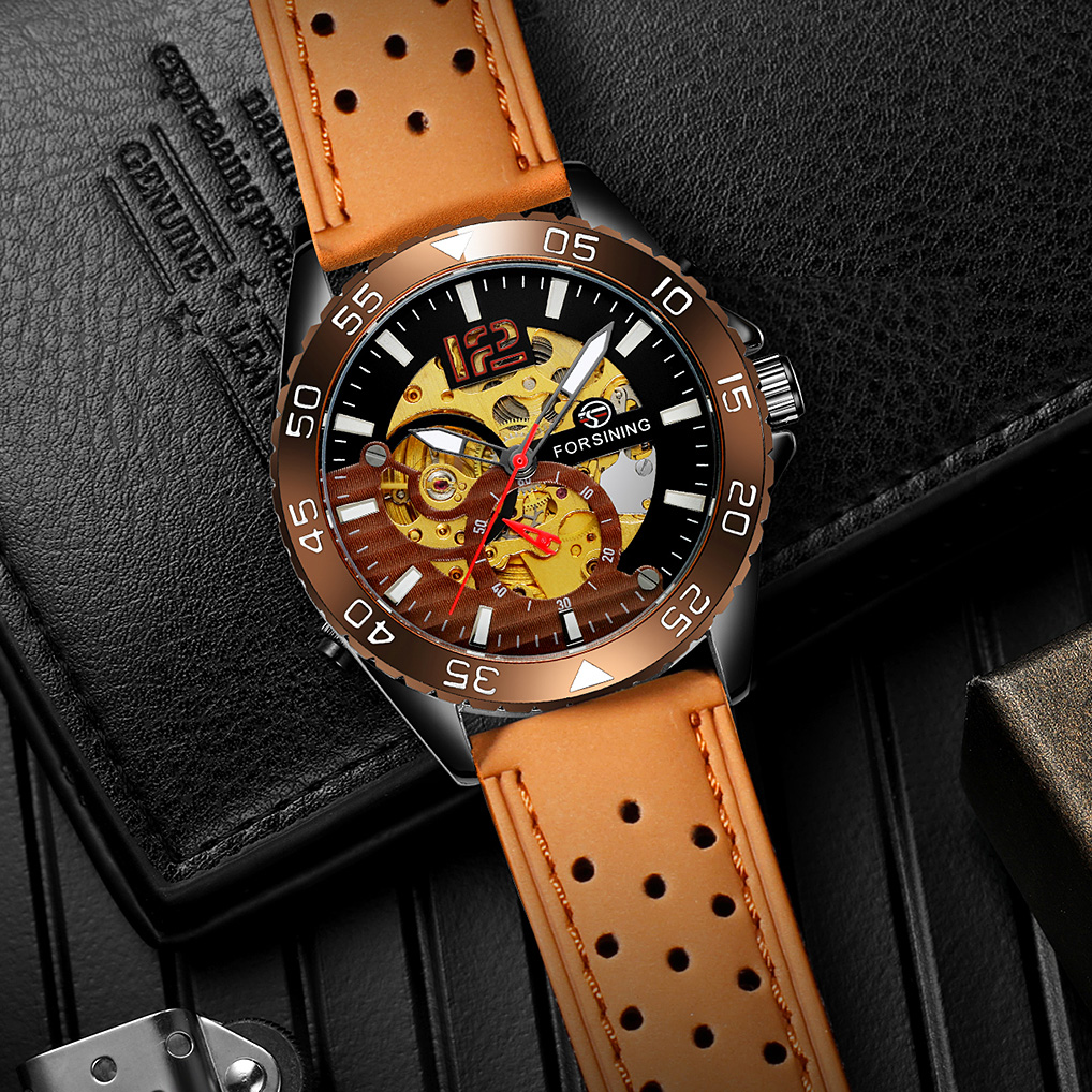 Luxury Watch La - FORSINING jam tangan mekanis otomatis pria,