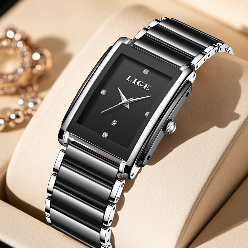 Luxury Watch Case Travel - LIGE Jam Tangan Wanita Mewah Baru