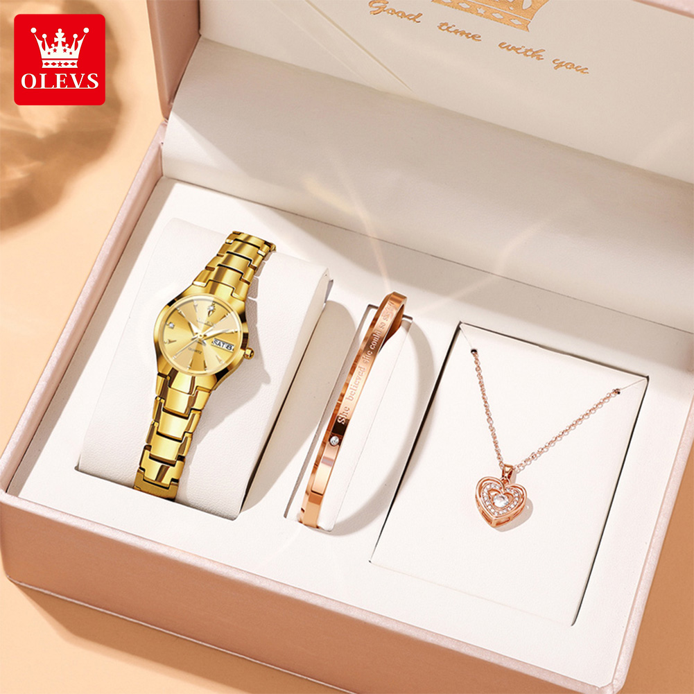 Luxury Watch For Women - OLEVS Jam Tangan Wanita 8697 Jam