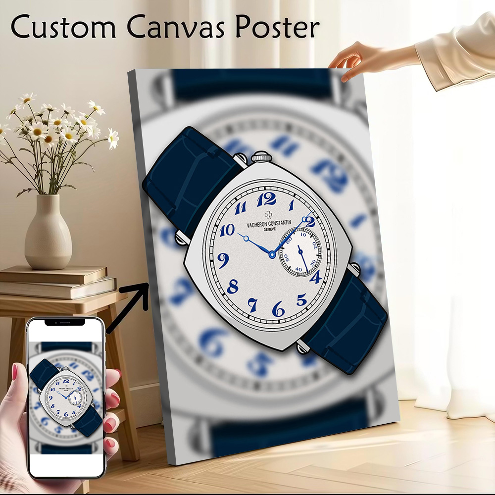 Luxury Watch Vacheron Constantin - Poster Kanvas Cetak Jam Tangan Vacheron