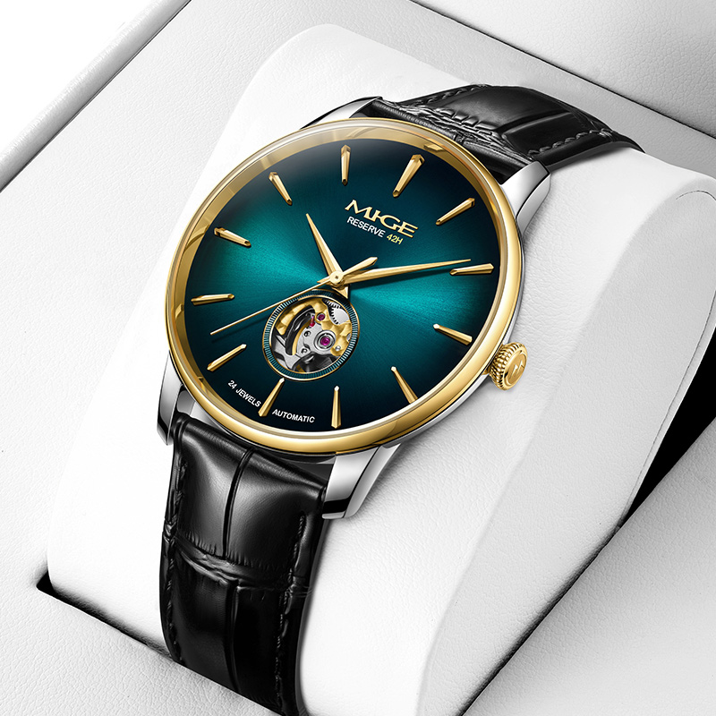 Open Heart Watch - Jam Tangan Otomatis MIGE Slim Mens