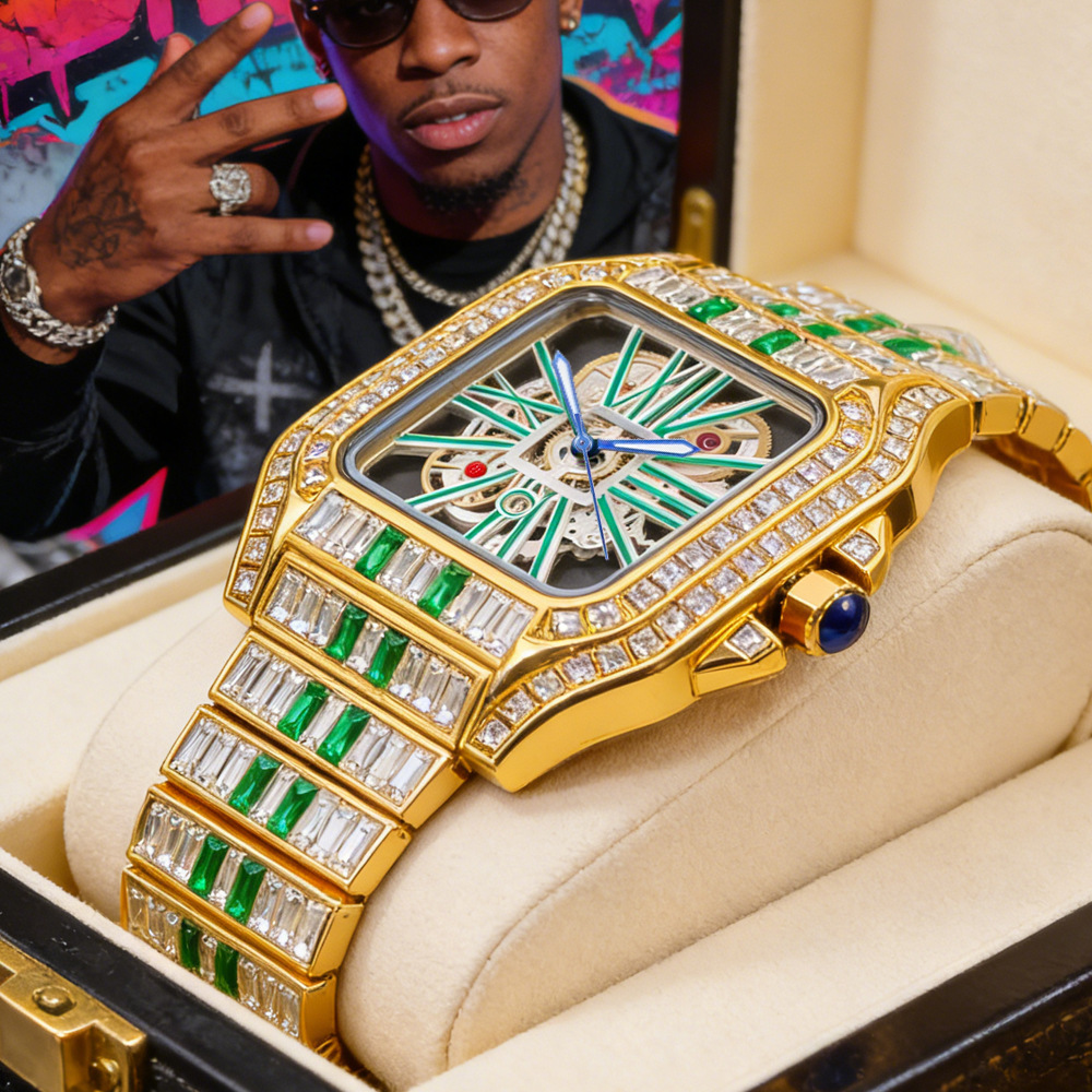 Luxury Watch And Jewelry Brand - Jam Tangan Quartz Mewah Berhias Berlian