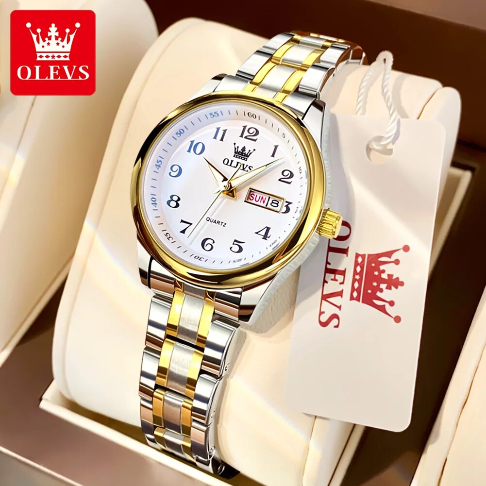 Luxury Watch Cheap - OLEVS 5567 jam tangan kuarsa mewah