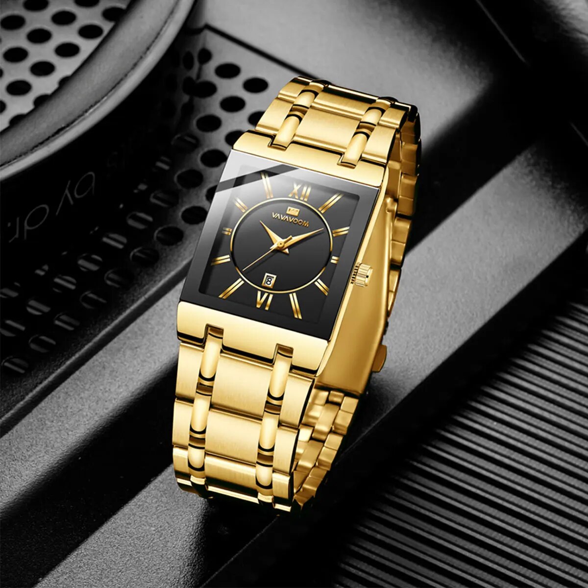Luxury Watch Gold And Black - Jam tangan bisnis pria, arloji desain
