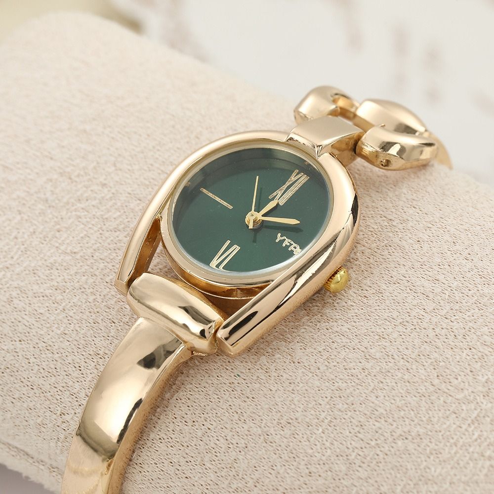 Luxury Watch For Women - Jam Tangan Gelang Bulat Vintage Elegan