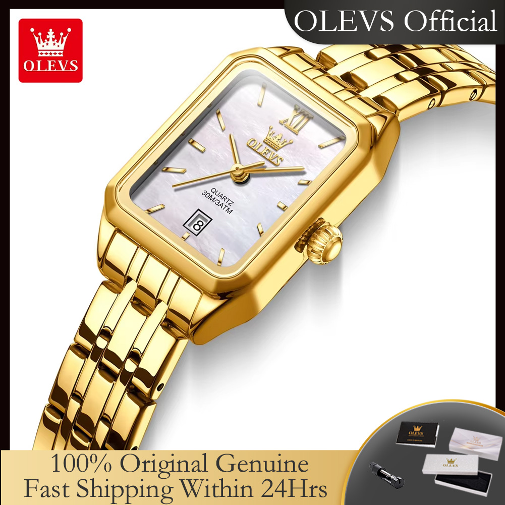 Luxury Watch Cheap - OLEVS jam tangan Quartz wanita, arloji