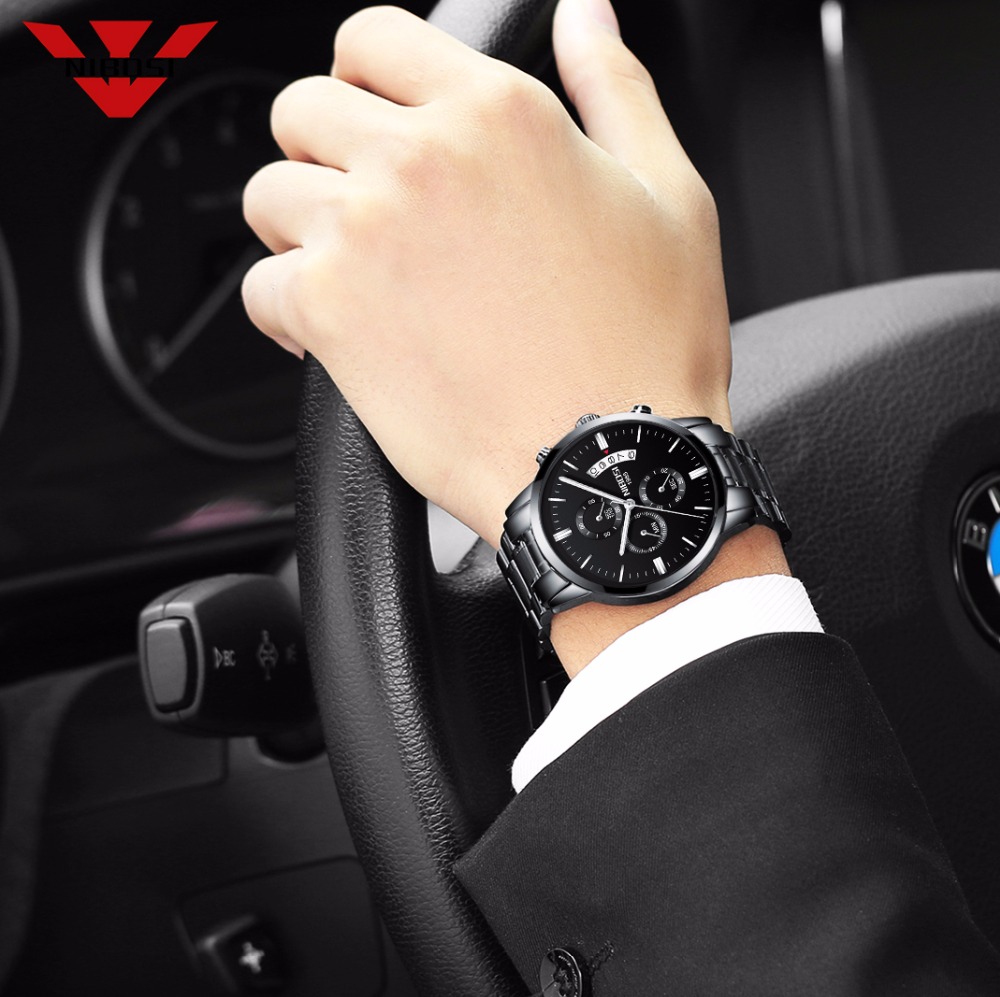 NIBOSI Jam Tangan Kuarsa Baja  - Luxury Watch Manufacturers ulasan dan harga