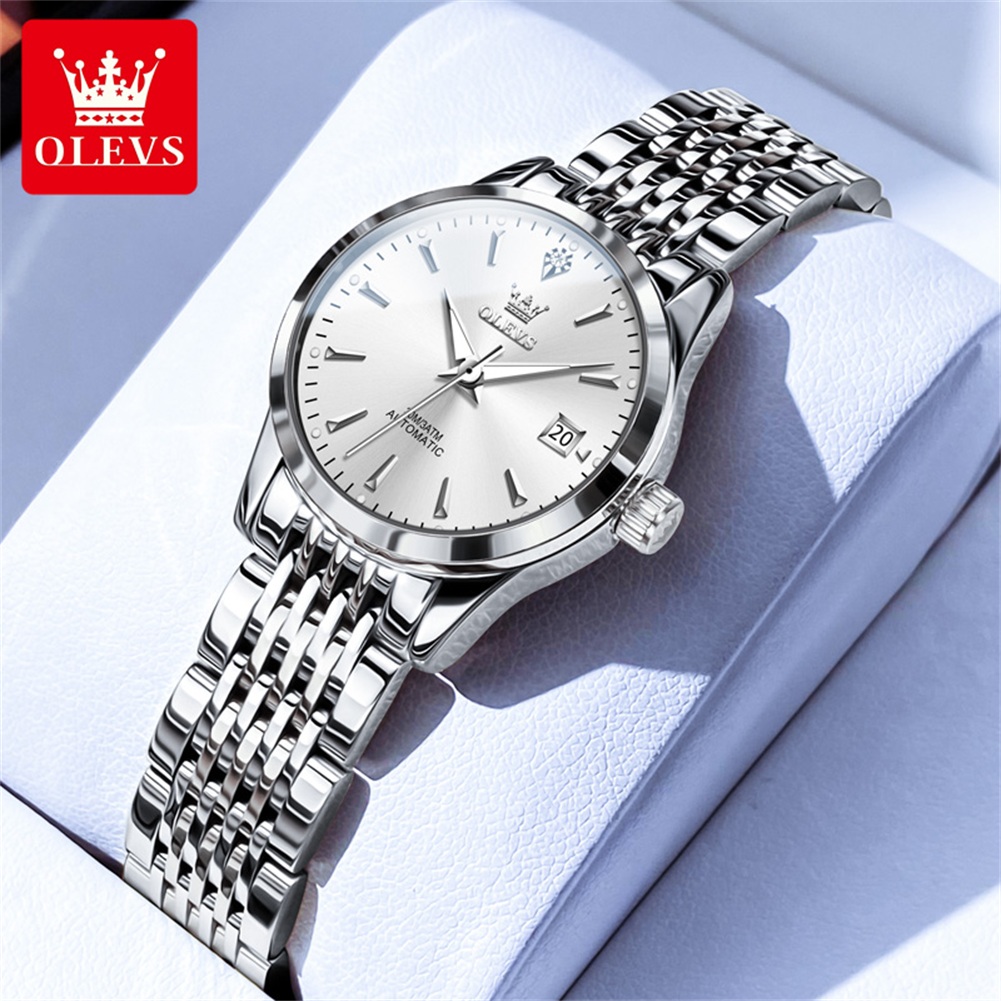 OLEVS 6635 Jam Tangan Mekanis  - Luxury Watch Cheap ulasan dan harga