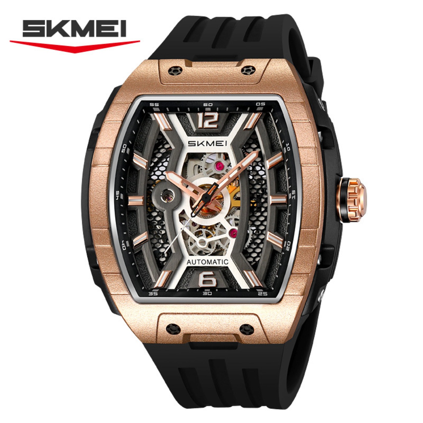 Jam Tangan Otomatis Pria Rose  - Luxury Watch Dial ulasan dan harga