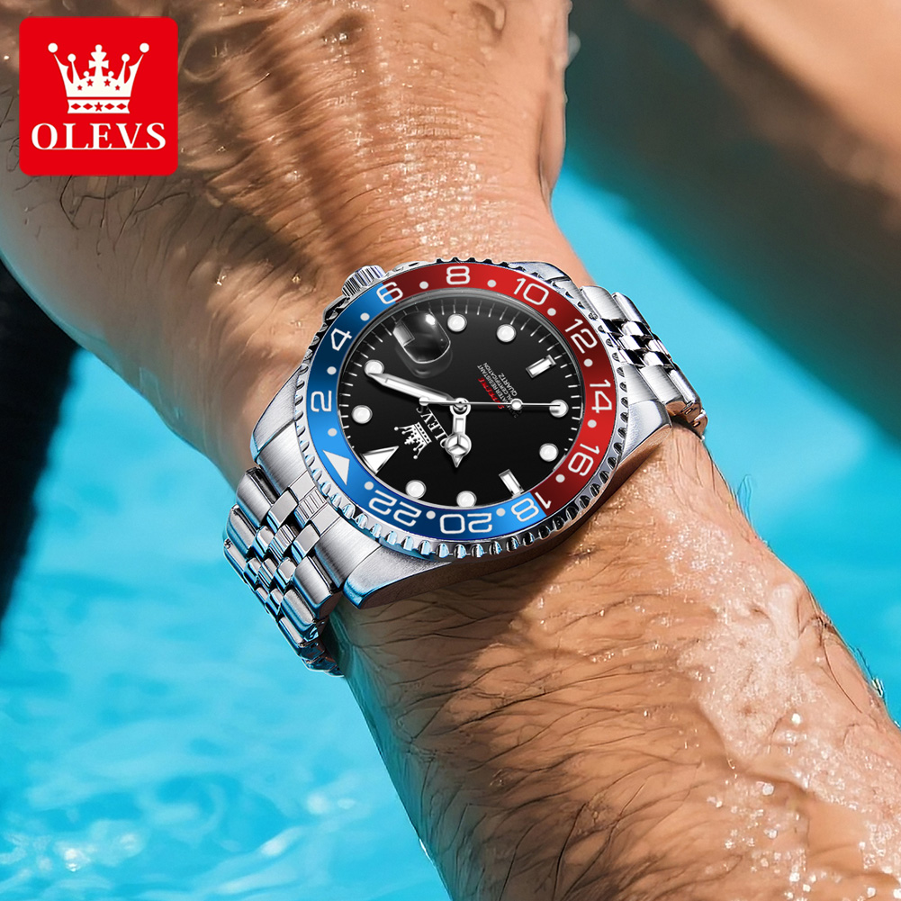 Jam Tangan Pria OLEVS 5657 Ori - Luxury Quartz Watch Brands ulasan dan harga