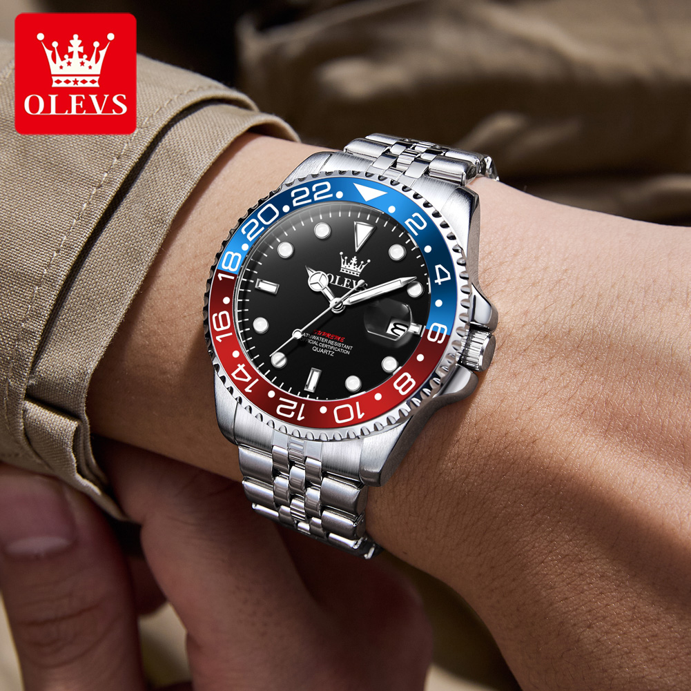 Jam Tangan Pria OLEVS 5657 Ori - Luxury Quartz Watch Brands ulasan dan harga