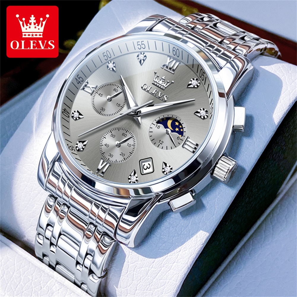 Jam Tangan Quartz OLEVS 2858 u - Luxury Watch Dial ulasan dan harga