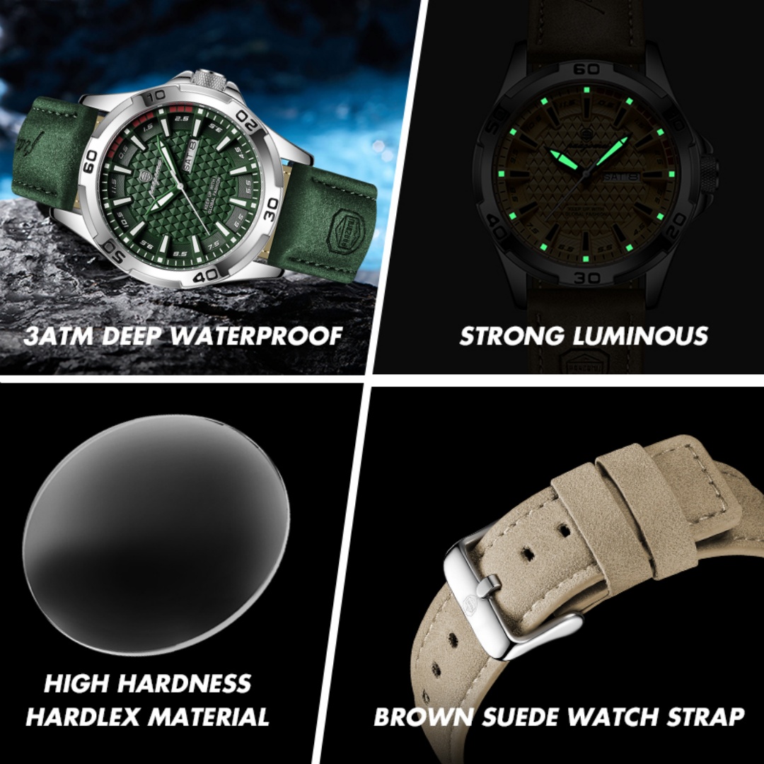 PAAZOMU Jam Tangan Pria Merek  - Luxury Watch Manufacturers ulasan dan harga