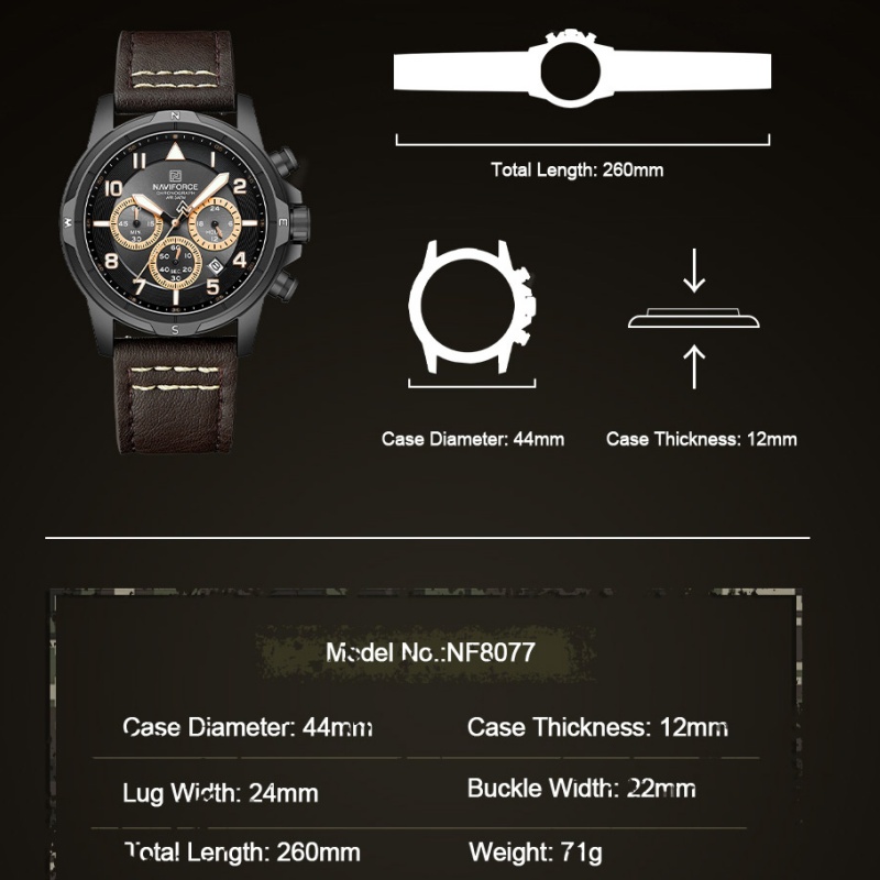 Jam Tangan NAVIFORCE Fashion Q - Open Heart Watch ulasan dan harga