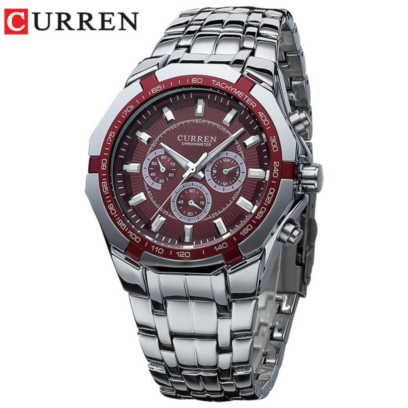 CURREN Jam Tangan Pria Olahrag - Luxury Watch Apple ulasan dan harga