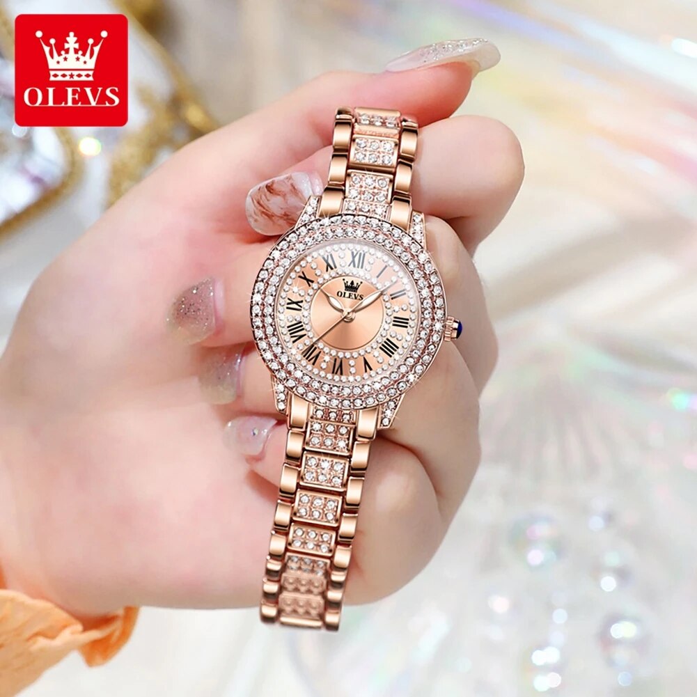 OLEVS jam tangan kuarsa wanita - Luxury Watch Cheap ulasan dan harga