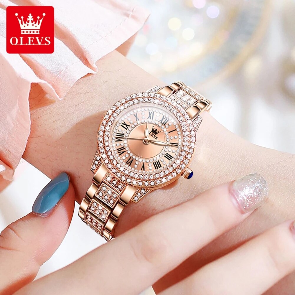 OLEVS jam tangan kuarsa wanita - Luxury Watch Cheap ulasan dan harga