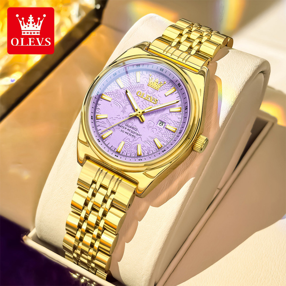 OLEVS Jam Tangan Emas Mewah Be - Luxury Watch Cheap ulasan dan harga