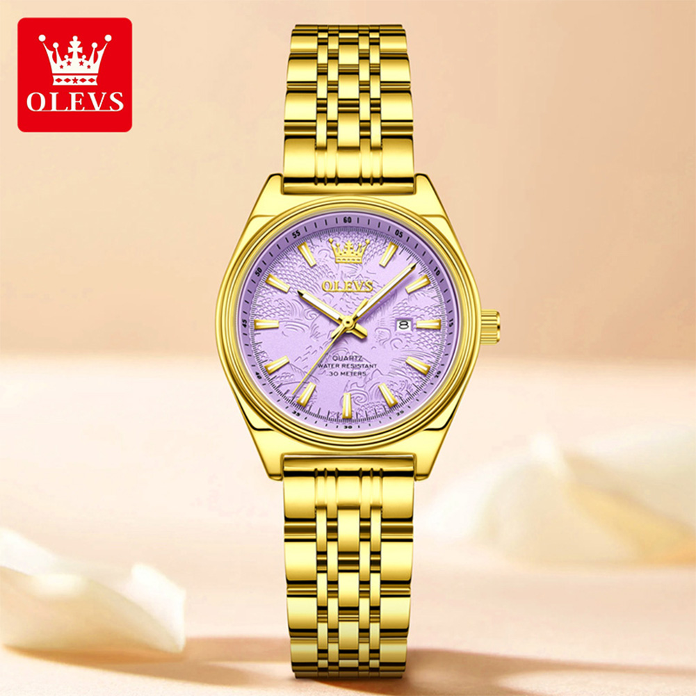 OLEVS Jam Tangan Emas Mewah Be - Luxury Watch Cheap ulasan dan harga