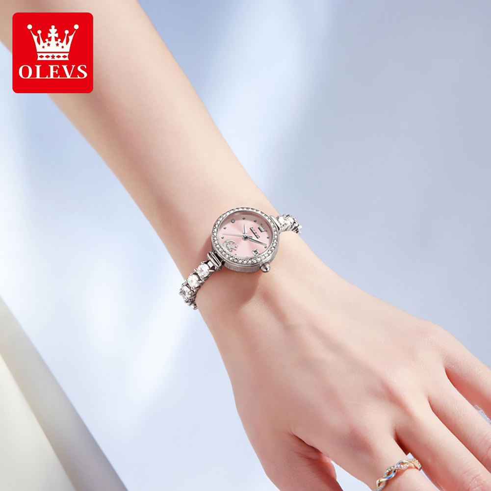 Jam Tangan Wanita OLEVS 2998 A - Luxury Watch Cheap ulasan dan harga