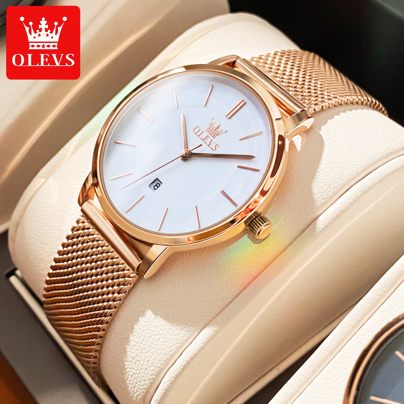 OLEVS Jam Tangan untuk Wanita  - Luxury Watch Case Travel ulasan dan harga
