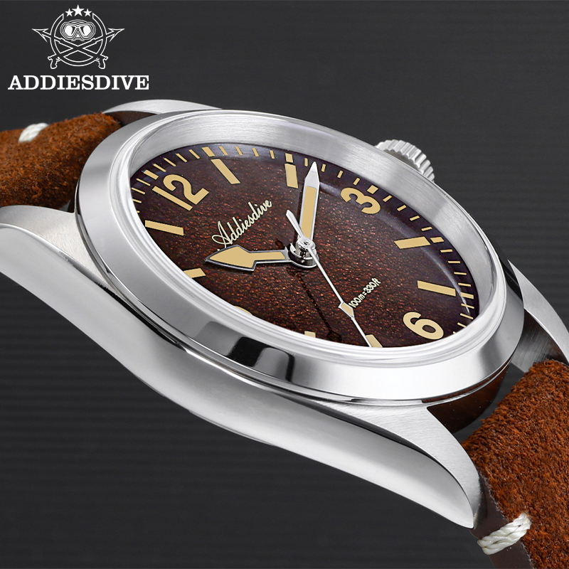 ADDIESDIVE Jam Tangan Kaca Saf - Luxury Watch Dial ulasan dan harga