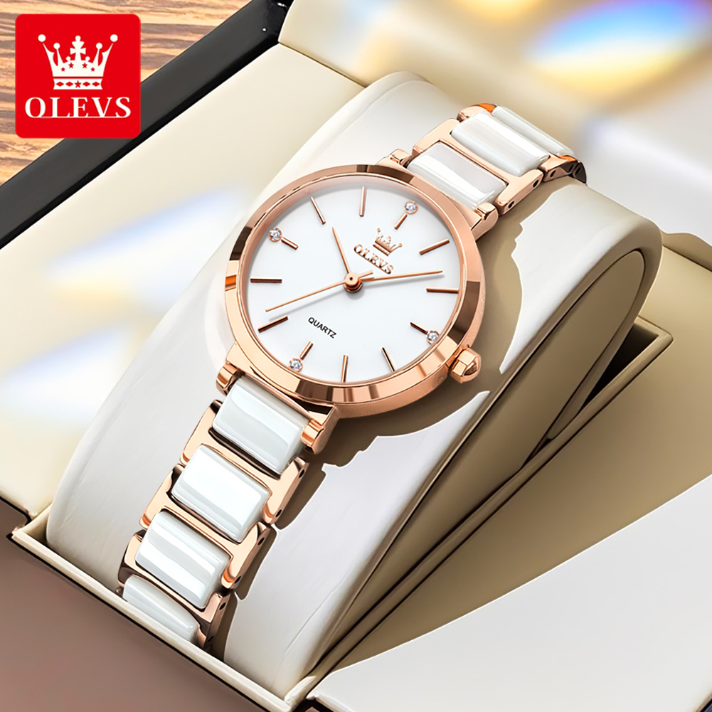 Jam Tangan Wanita OLEVS 5877 M - Luxury Watch For Women ulasan dan harga