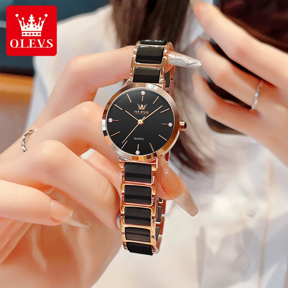 Jam Tangan Wanita OLEVS 5877 M - Luxury Watch For Women ulasan dan harga