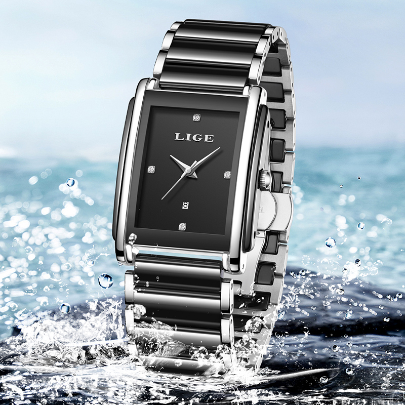 LIGE Jam Tangan Wanita Mewah B - Luxury Watch Case Travel ulasan dan harga