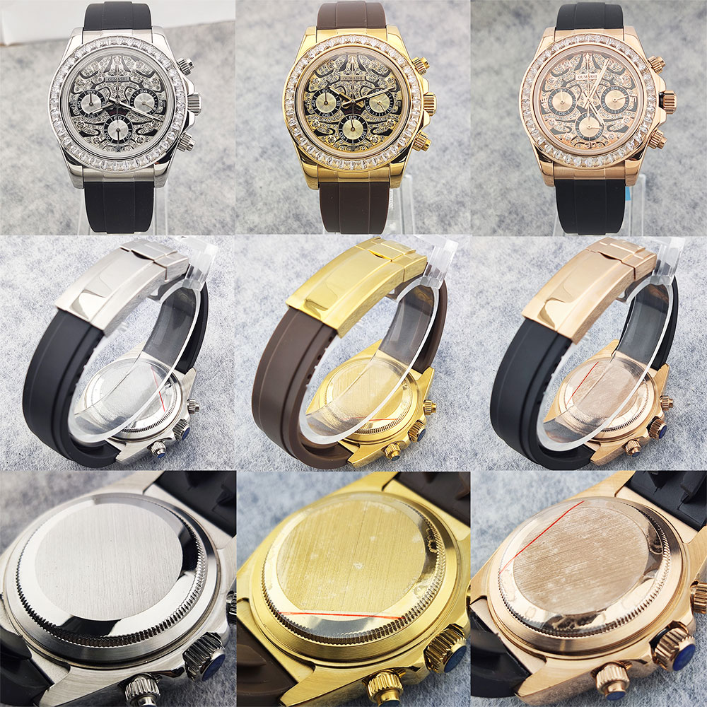 Jam Tangan Pria 39Mm VK63 Jam  - Luxury Watch Dial ulasan dan harga