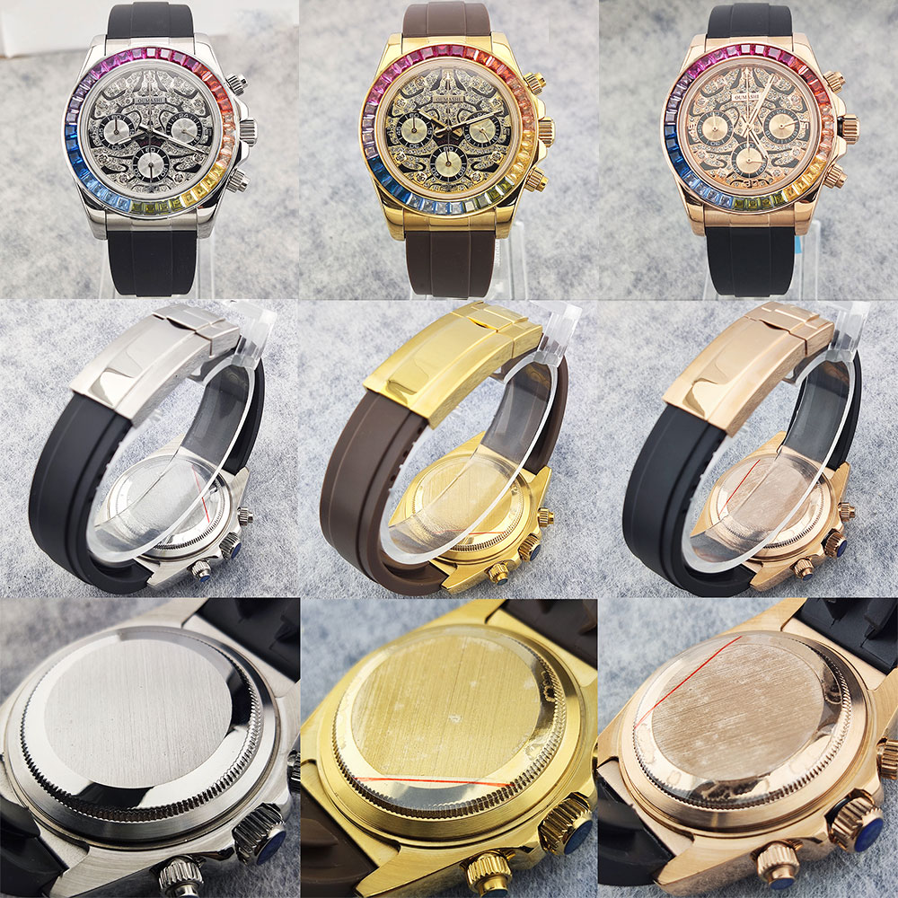 Jam Tangan Pria 39Mm VK63 Jam  - Luxury Watch Dial ulasan dan harga