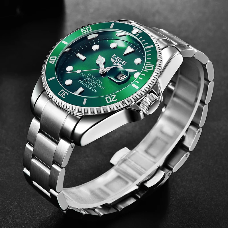 LIGE Jam Tangan Penyelam Berme - Luxury Watch Manufacturers ulasan dan harga