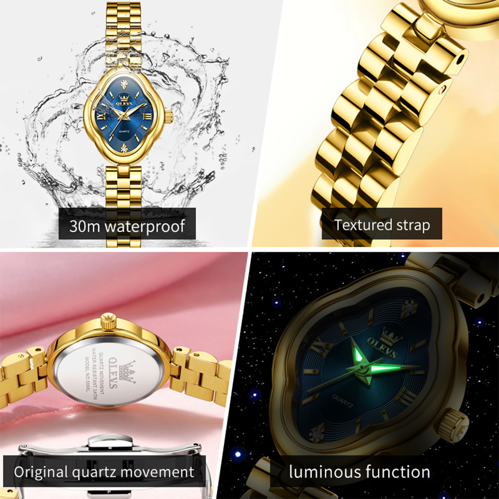 OLEVS Jam Tangan Kuarsa Wanita - Luxury Watch Cheap ulasan dan harga