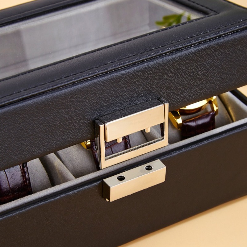Kotak Penyimpanan Jam Kulit Tr - Luxury Watch Case Travel ulasan dan harga