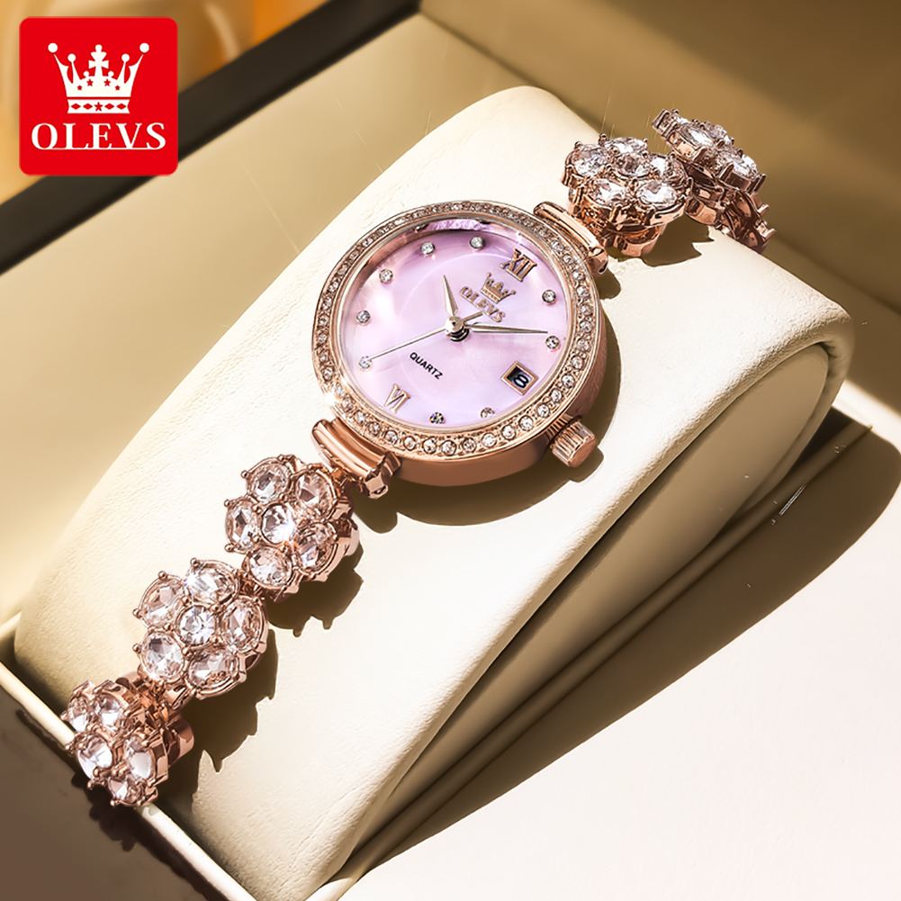 OLEVS Jam Tangan Wanita 5638 B - Luxury Watch Cheap ulasan dan harga