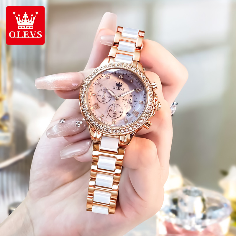 OLEVS 9999 Jam Tangan Wanita J - Luxury Watch Cheap ulasan dan harga