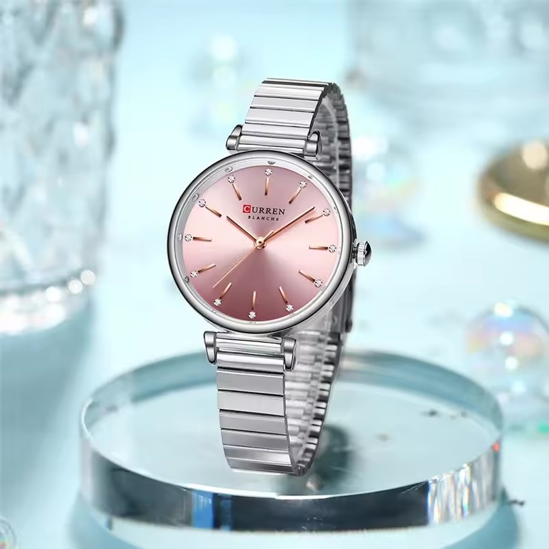 Jam Tangan Wanita Quartz CURRE - Luxury Watch Apple ulasan dan harga