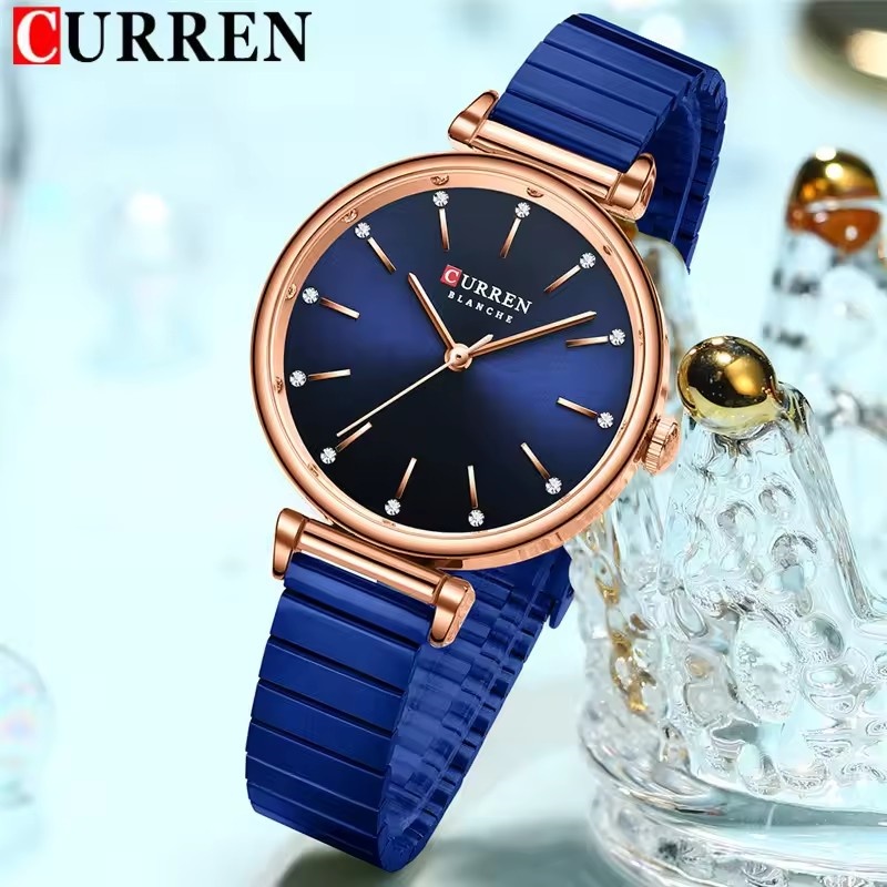 Jam Tangan Wanita Quartz CURRE - Luxury Watch Apple ulasan dan harga