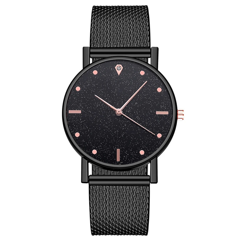 Jam Tangan Wanita Tali Silikon - Luxury Watch Gold And Black ulasan dan harga