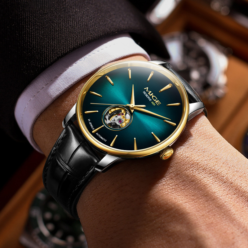 Jam Tangan Otomatis MIGE Slim  - Open Heart Watch ulasan dan harga
