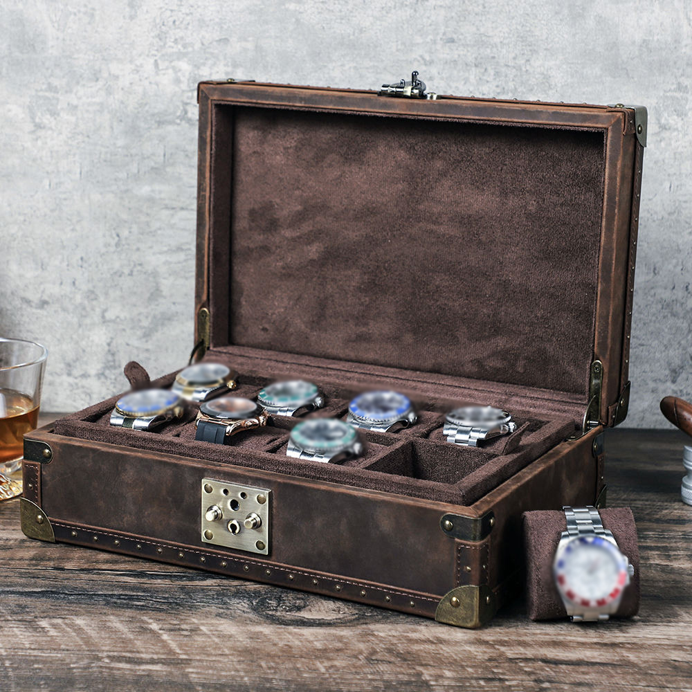 Kotak Jam Tangan Kulit Custom  - Luxury Watch Case Travel ulasan dan harga
