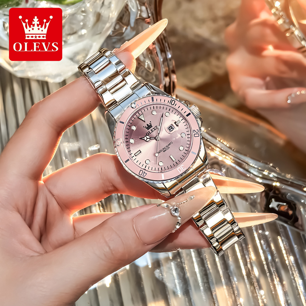 OLEVS Jam Tangan Wanita Kuarsa - Luxury Watch Cheap ulasan dan harga