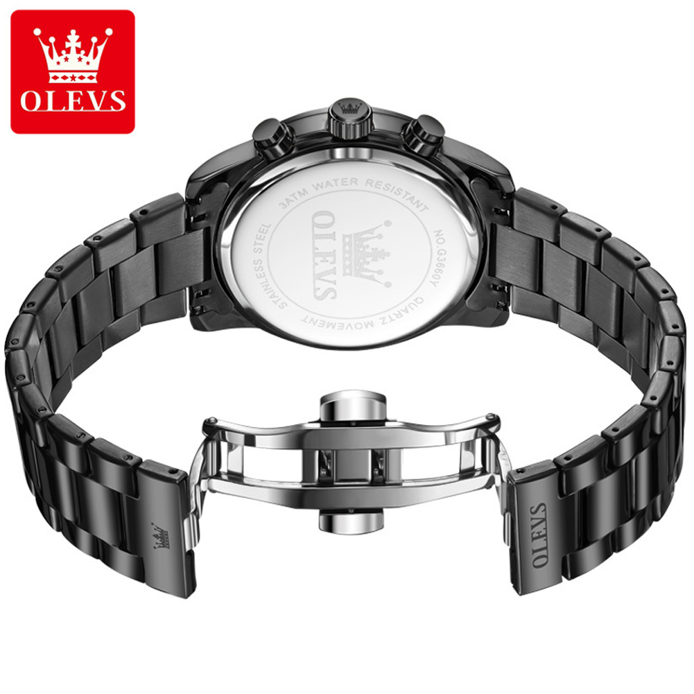 OLEVS Jam Tangan Pria Fashion  - Luxury Quartz Watch Brands ulasan dan harga