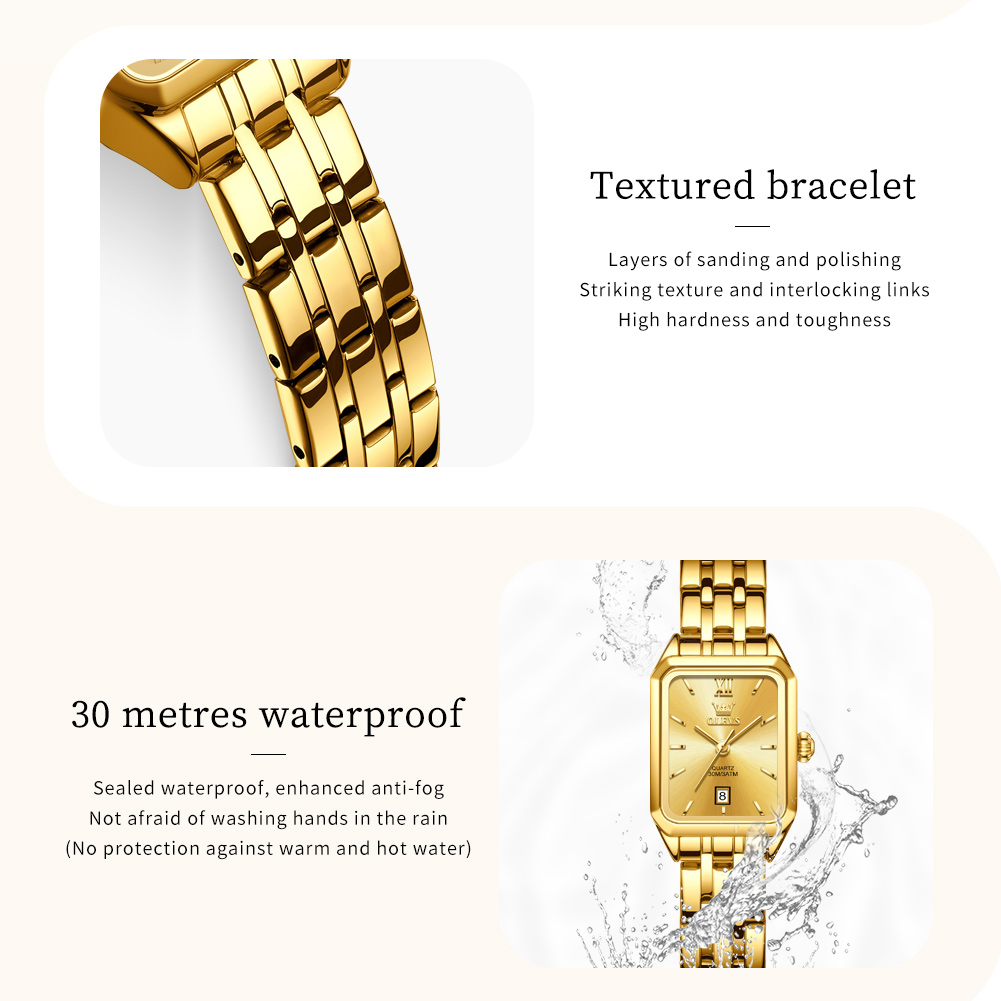 OLEVS Jam Tangan Wanita Bermer - Luxury Watch Cheap ulasan dan harga