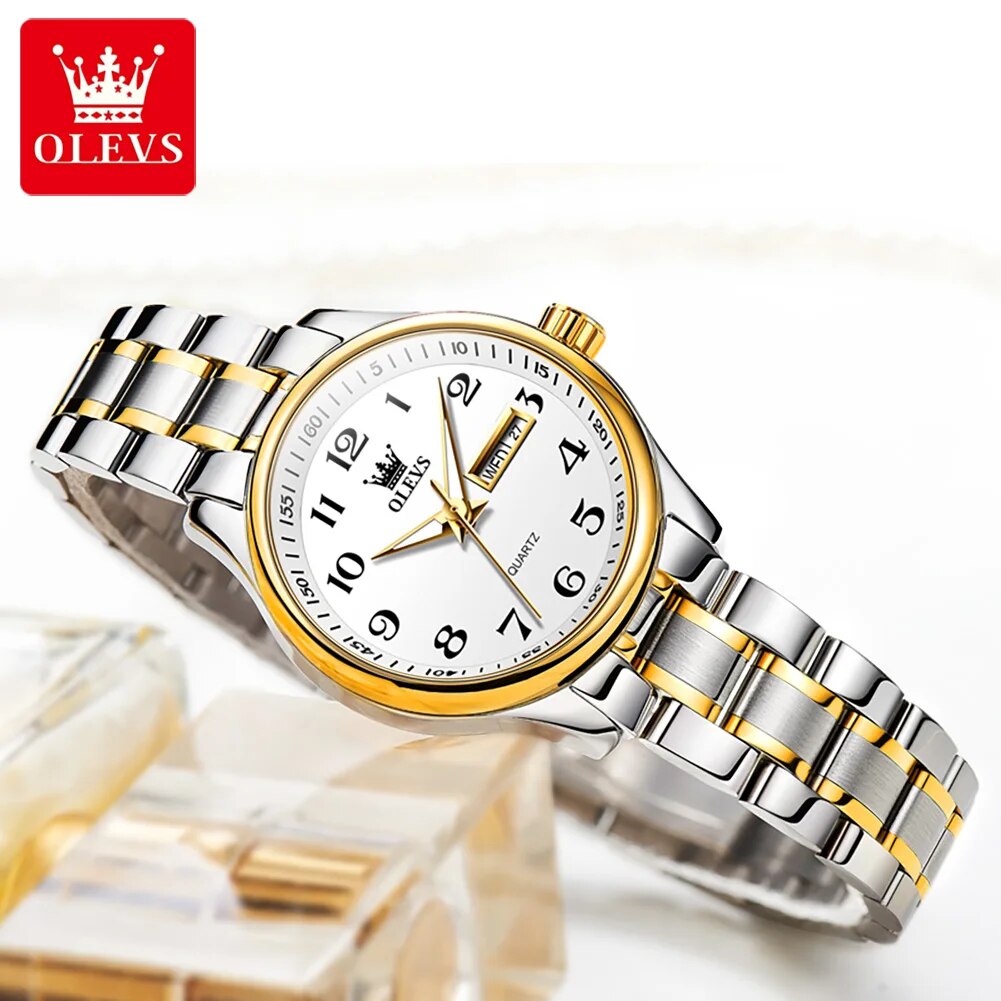 OLEVS 5567 jam tangan kuarsa m - Luxury Watch Cheap ulasan dan harga