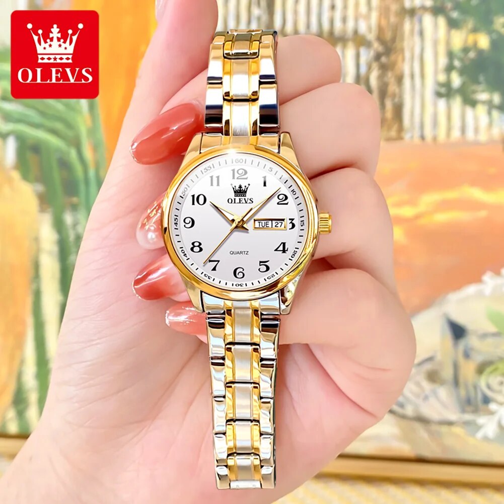 OLEVS 5567 jam tangan kuarsa m - Luxury Watch Cheap ulasan dan harga