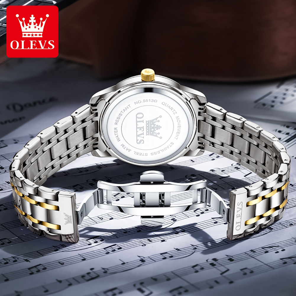 OLEVS Jam Tangan Pria Modis Be - Luxury Quartz Watch Brands ulasan dan harga